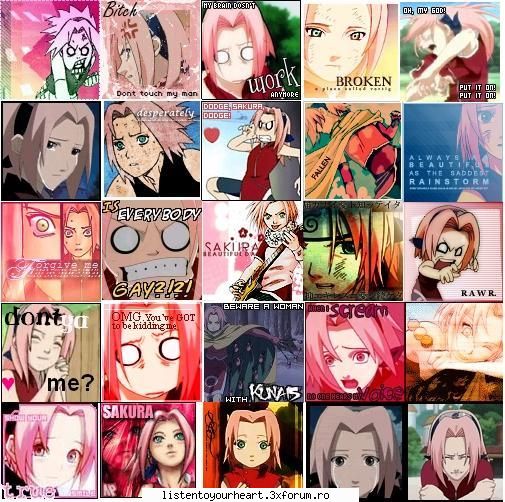 sakura haruno sakura imi plac ochii atitudinea din shippuden