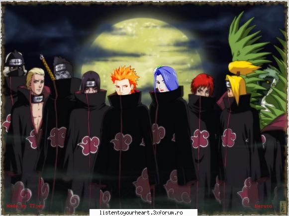 poze din serialul anime naruto dak temari pus membri akatsuki pun  wow cel mai groaznik zetsu( Academie