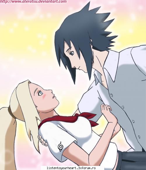 sasuke: vino mine ino ino: hmm... sasuke sasuke: iubesk inoino:     sasuke stiu spun