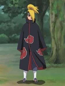 akatsuki deidara-a murit lupta sasuke