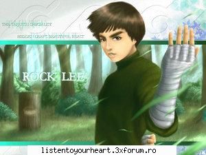 poze din serialul anime naruto 17. rock lee