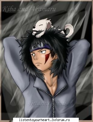 kiba kiba inuzuka- este hinata şi shino şi are sensei kurenai yuuhi. parte din clanul