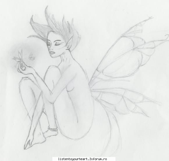Desenele mele >_< - si asta e un fluture sau o zana ce o fi.....:D - Hobby-uri