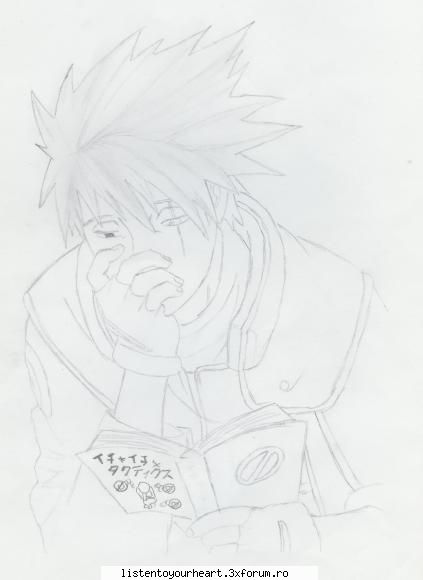 Desenele mele >_< - Kakashiiiiii..........I love him - Hobby-uri