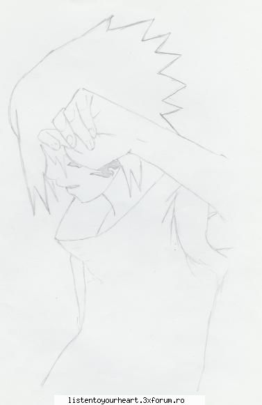 Desenele mele >_< - sasuke....nush dc l-am desenat ca nu-mi place de - Hobby-uri