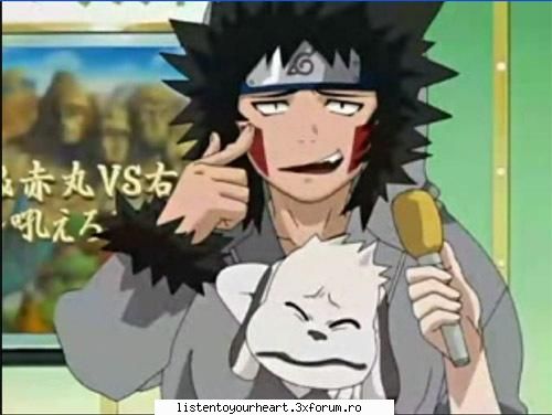 Kiba - si da, ajung lol, ce moaca de tantalau are aici - Naruto
