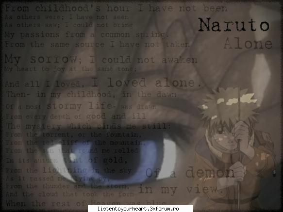 Naruto Uzumaki - ce imi plaque poza asta - Naruto