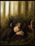 Sauke Uchiha - lasa mai bine shika---cerui "verde "-iarba e - Naruto