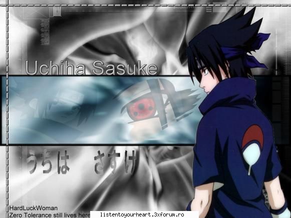 Sauke Uchiha - sus cu sasuke jos cu naruto - Naruto