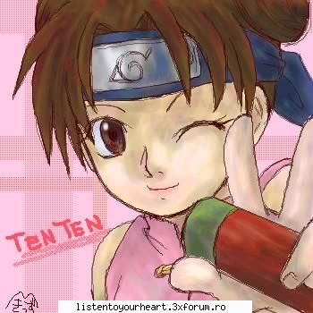 Ten Ten - e o fata draguta, si ea pe picioarele ei! e - Naruto